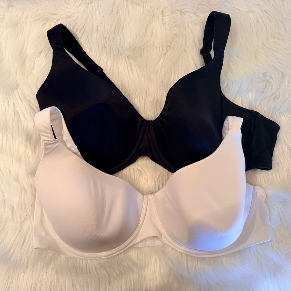 Ambrielle 40D Black and White Bras